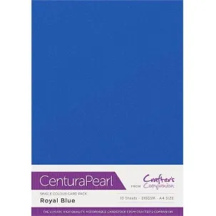 Afbeelding van Crafter's Companion Glitter karton A4 a 10 vel - Koninklijk Blauw