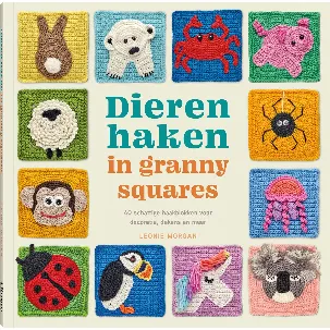 Afbeelding van Dieren haken in granny squares