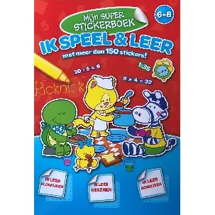 Afbeelding van Mijn super stickerboek Ik speel en leer met 150 stickers 6-8