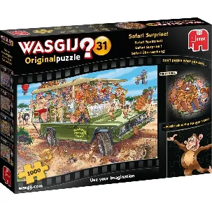 Afbeelding van Wasgij Original 31 Safari Spektakel! puzzel - 1000 stukjes