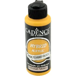 Afbeelding van Acrylverf - Multisurface Paint - Warm Orange - Cadence Hybrid - 120 ml