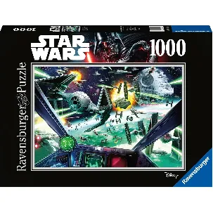 Afbeelding van Ravensburger puzzel Disney Star Wars X Wing Cockpit - Legpuzzel - 1000 stukjes