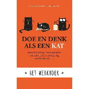 Afbeelding van Doe en denk als een kat- Het werkboek