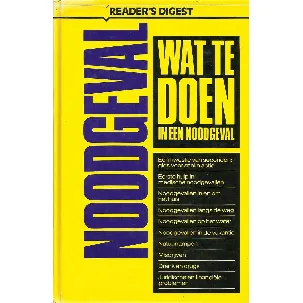 Afbeelding van WAT TE DOEN IN EEN NOODGEVAL