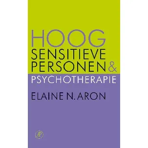 Afbeelding van Hoog sensitieve personen en pyschotherapie