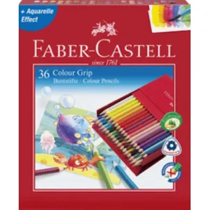 Afbeelding van Kleurpotlood Faber-Castell GRIP studiobox a 36 stuks