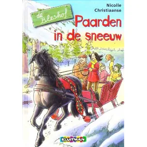 Afbeelding van De Bleshof - Paarden In De Sneeuw