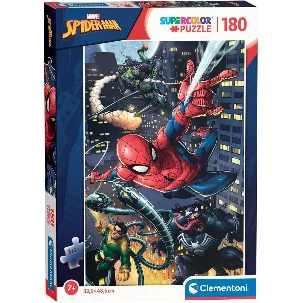 Afbeelding van Clementoni - Puzzel 180 Stukjes Marvel Spider-Man, Kinderpuzzels, 7-9 jaar, 29782