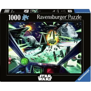 Afbeelding van Ravensburger Legpuzzel Star Wars X-Wing Cockpit, 1000st.