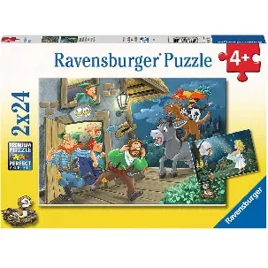 Afbeelding van Ravensburger puzzel Sprookjes - Legpuzzel - 2x24 stukjes