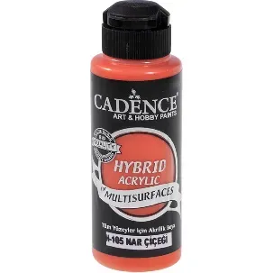 Afbeelding van Cadence hybride acrylverf (semi mat) Granaatappelbloem 01 001 0105 0120 120 ml