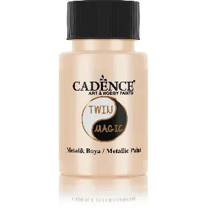 Afbeelding van Cadence Twin Magic Acrylverf Metallic 50 ml Green Peach