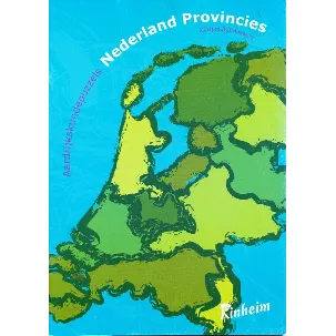 Afbeelding van Aardrijkskundepuzzels Nederland Provincies (per stuk)