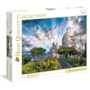 Afbeelding van Clementoni Legpuzzel - High Quality Puzzel Collectie - Montmartre - 1000 stukjes, puzzel volwassenen