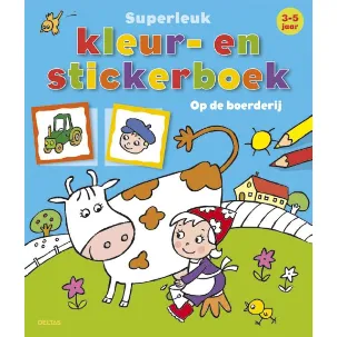 Afbeelding van Superleuk kleur- en stickerboek