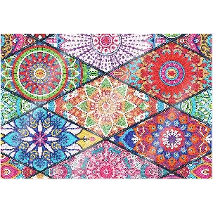 Afbeelding van Adorzy Diamond Painting Placemat Mandala's – 42,5cm x 29,5 cm - Diamond Painting Volwassenen – Diamond Painting Volledig Pakket