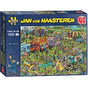 Afbeelding van Jan van Haasteren Food Truck Festival puzzel - 1500 stukjes