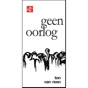 Afbeelding van Geen oorlog