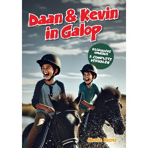 Afbeelding van Daan en Kevin in galop