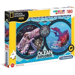 Afbeelding van Clementoni Supercolor Puzzel - OCEAN EXPLORER - National Geographic Kids - 104 Stukjes