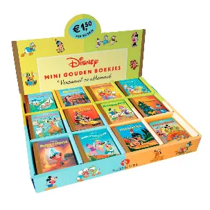 Afbeelding van Display mini disney gouden boekjes