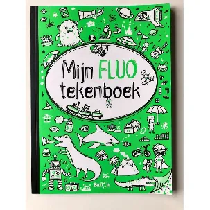 Afbeelding van De Ballon Mijn fluo tekenboek voor jongeren