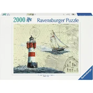 Afbeelding van Ravensburger puzzel Romantische vuurtoren - Legpuzzel - 2000 stukjes