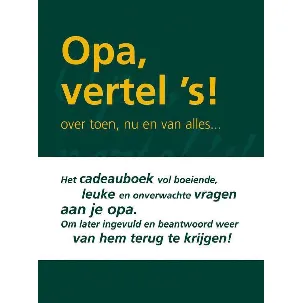 Afbeelding van Opa Vertel 's