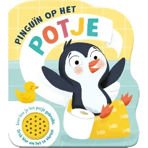 Afbeelding van 1 geluid shaped - Geluidboek Kleine Pinguïn op het potje