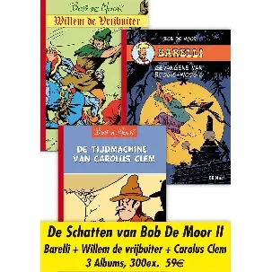 Afbeelding van Bob De Moor PACK 8 Schatten II (Barelli, Willem, Clem)