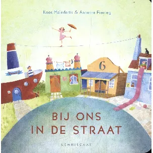 Afbeelding van Bij ons in de straat. Kartonboek. 2+