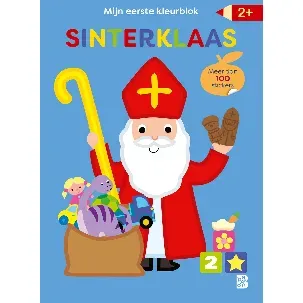 Afbeelding van Sinterklaas 1 - Mijn allereerste kleurblok met stickers: Sinterklaas