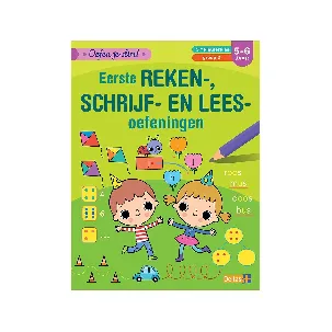 Afbeelding van Oefen je slim! Eerste reken-, schrijf-, en leesoefeningen (5-6 j.)