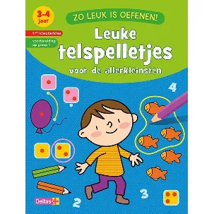 Afbeelding van Zo leuk is oefenen! 0 - Leuke telspelletjes voor de allerkleinsten 3-4 jaar - 1ste kleuterklas - voorbereiding op groep 1