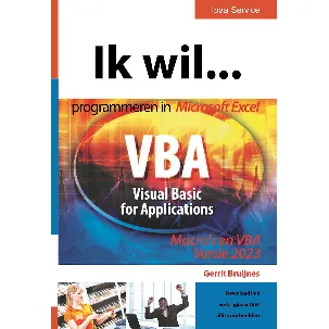 Afbeelding van Ik wil... programmeren in Excel