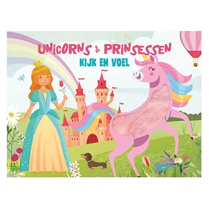 Afbeelding van Speuren/zaklamp - Kijk en voel - Unicorns & prinsessen