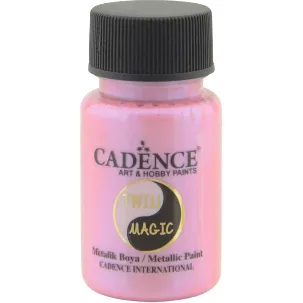 Afbeelding van Cadence Twin Magic Acrylverf Metallic 50 ml Blue Rose