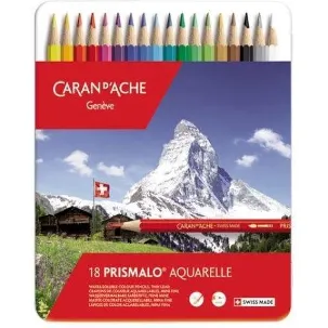 Afbeelding van Kleurpotlood Caran D'ache Prismalo doos 18 stuks assorti