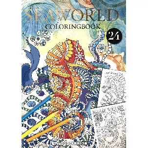 Afbeelding van SeaWorld Kleurboek voor Volwassenen | 24 Nieuwe Kleurplaat Designs | Kleurboek voor volwassen | Kleurpotloden | Stiften voor volwassen | Zeewereld kleurboek | Colouringbook