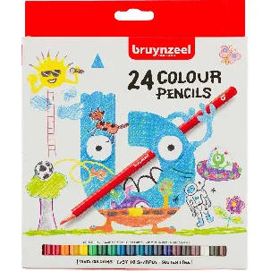 Afbeelding van Bruynzeel Kids kleurpotloden set 24