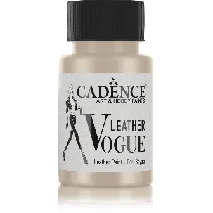 Afbeelding van Cadence Leather Vogue Leer Verf 50 ml LVM-02 Metallic Platinum