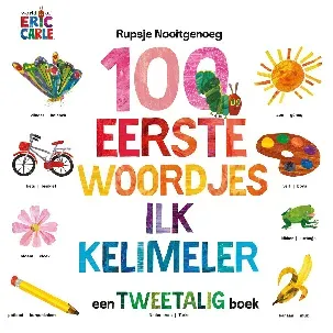 Afbeelding van Rupsje Nooitgenoeg - 100 eerste woordjes / Ilk kelimeler