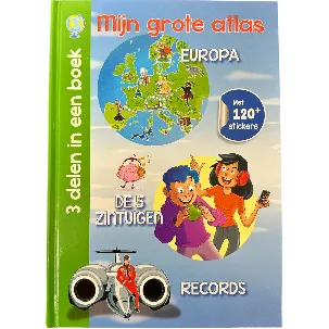 Afbeelding van Mijn Grote Atlas Europa - 5 Zintuigen Records - 120+ Stickers