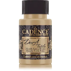 Afbeelding van Cadence Dora Metallic Textielverf 50 ml Antiekgoud