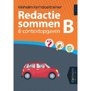 Afbeelding van Redactiesommen & Contextopgaven B - Kerndoeltrainer