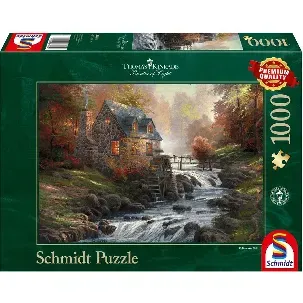 Afbeelding van Schmidt Puzzel - Kinkade Near The Old Mill