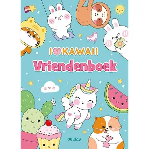 Afbeelding van Deltas Ik hou van kawaii vriendenboek