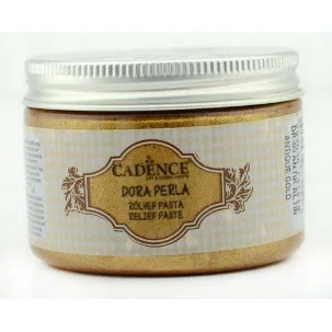 Afbeelding van Cadence Cadence Dora Perla Relief Pasta 150 ml Antiekgoud