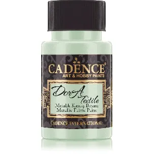 Afbeelding van Cadence Dora Metallic Textielverf 50 ml Mint